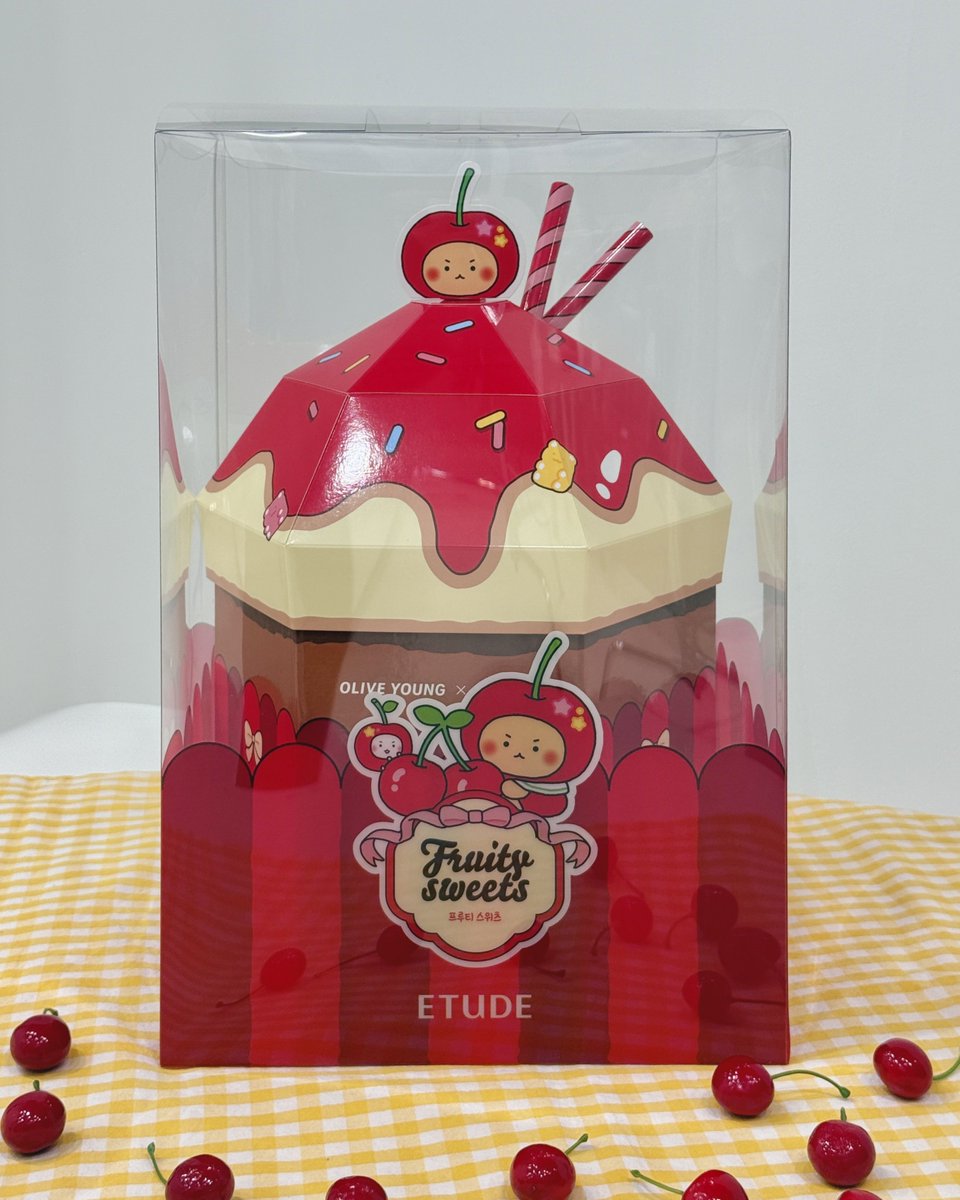 etudeplay's tweet image. [#이벤트]

뛰드와 망곰이의 상큼달콤한 만남🍒✨
올리브영 X 망그러진 곰
♥프루티 스위츠 컬렉션 키트 이벤트♥

✔️에뛰드 팔로우 + RT 후,
댓글로 ‘🍒🐻💖’ 을 남겨주세요!

3분에게 콜라보 전제품이 들어있는 
키트를 선물로 전달드려요 ♡ ⁼³₌₃⁼³

❣️기간 : 2/12(목)까지
❣️당첨자 :…