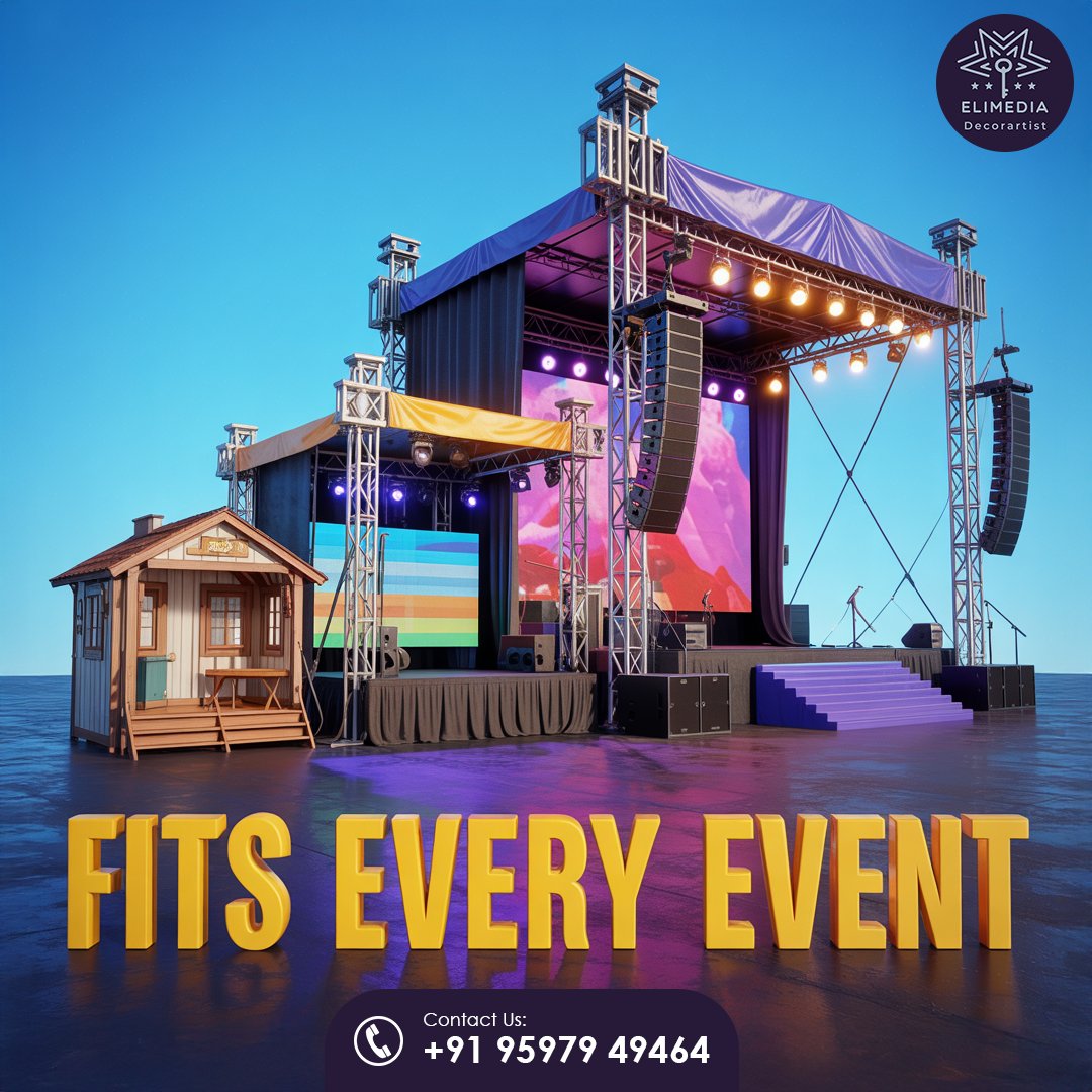 eli_event's tweet image. From a small home function to a grand hall reception, our setups scale beautifully—same creativity, same premium materials, tailored to your space and budget. Share your venue size and date to get a quote! ✨ #EventSetup #CustomDecor #EliMedia