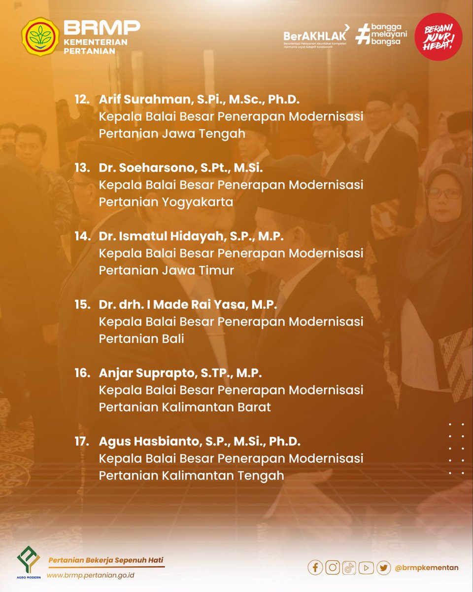 Penataan organisasi melalui Peraturan Menteri Pertanian Nomor 39 Tahun 2025 memberikan landasan kelembagaan yang lebih kuat bagi BRMP untuk menjalankan fungsi penerapan teknologi di lapangan. Dengan status Balai Besar, penerapan inovasi diarahkan agar lebih terintegrasi dengan