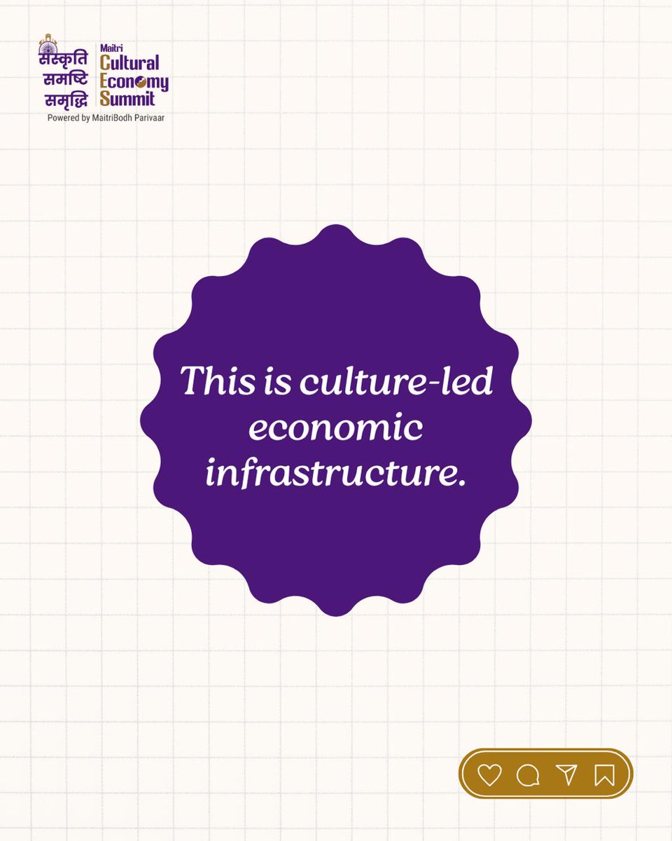 mcesofficial's tweet photo. From logistics to tourism, culture builds decentralised and resilient value chains.

At MCES, we call this what it is:
Culture as an economic engine.

#TempleEconomy #CulturalEconomy #OrangeEconomy #MCES https://t.co/SkP4pWHYbw