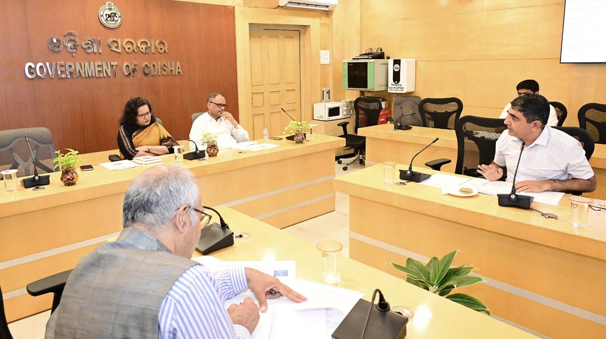 SDTEOdisha's tweet photo. The 1st Meeting of the State Steering Committee of #PMSETU, chaired by @SecyChief Odisha, held on 04.02.2026. Discussions focused on the selection of Anchor Industry Partners for identified ITI clusters across Odisha. https://t.co/EyTYJ3BBjp