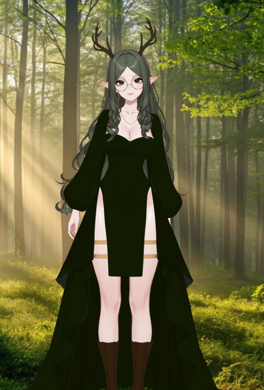 XxMsPanicxX's tweet photo. Debuted the #LizMetaCustomizableVtuber tonight and omg I am in LOVE with her. Super close to my OC๐๐ฆ #ENVtuber #streamer #twitchaffiliate #druid #panicpost https://t.co/PJURhLjeFn