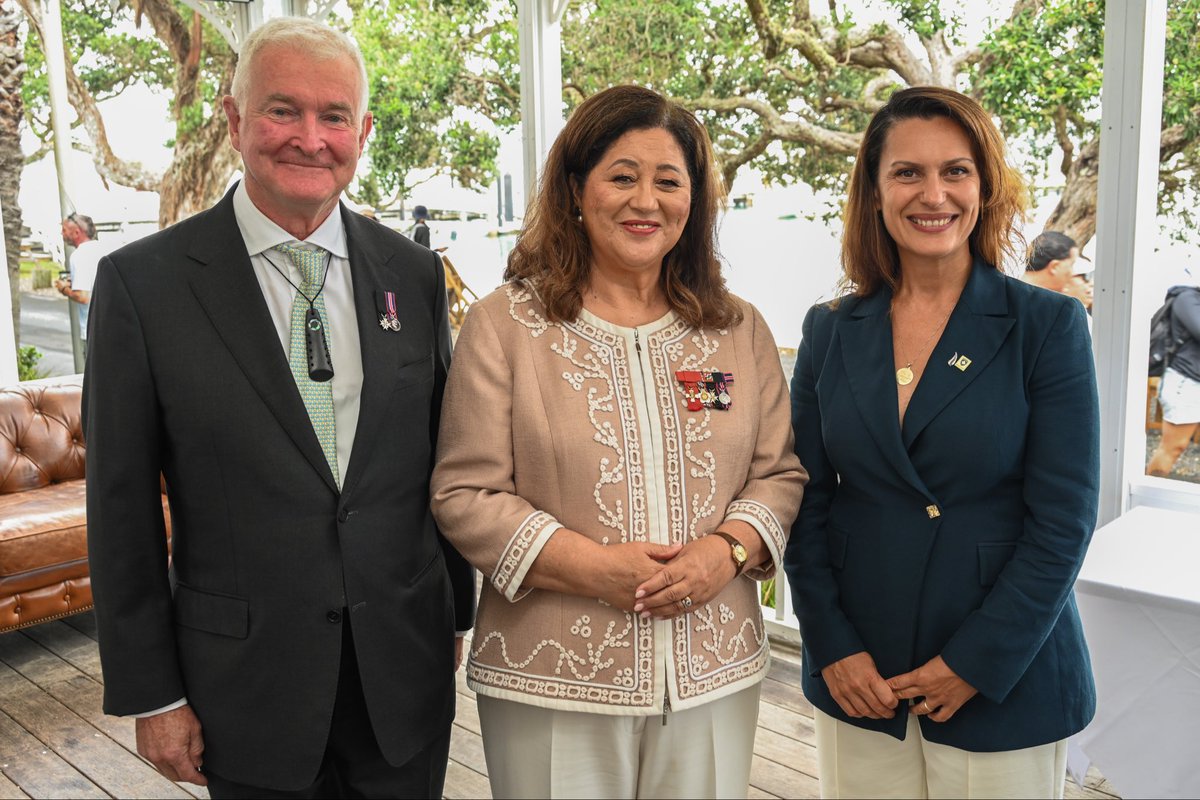 JBerdynaj's tweet photo. It is an honour, and always a pleasure, to meet The Rt Hon Dame Cindy Kiro, Governor-General of 🇳🇿
On Waitangi Day, I had the privilege of conveying to Her Excellency the warmest wishes and congratulations on behalf of the President and the people of the Republic of Kosovo 🇽🇰 https://t.co/bGLqD8jTis