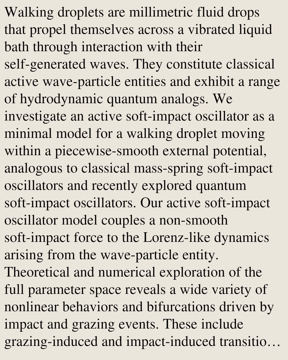 Nonlinear Sciences tweet media
