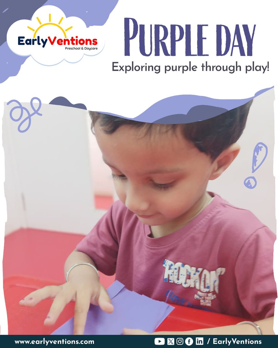 A splash of purple in our classrooms, where learning, creativity, and fun came together beautifully.