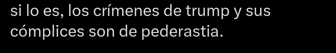 La gente diciendo que está defendiendo la pedofilia, que no son capaces de leer más de 6 palabras?