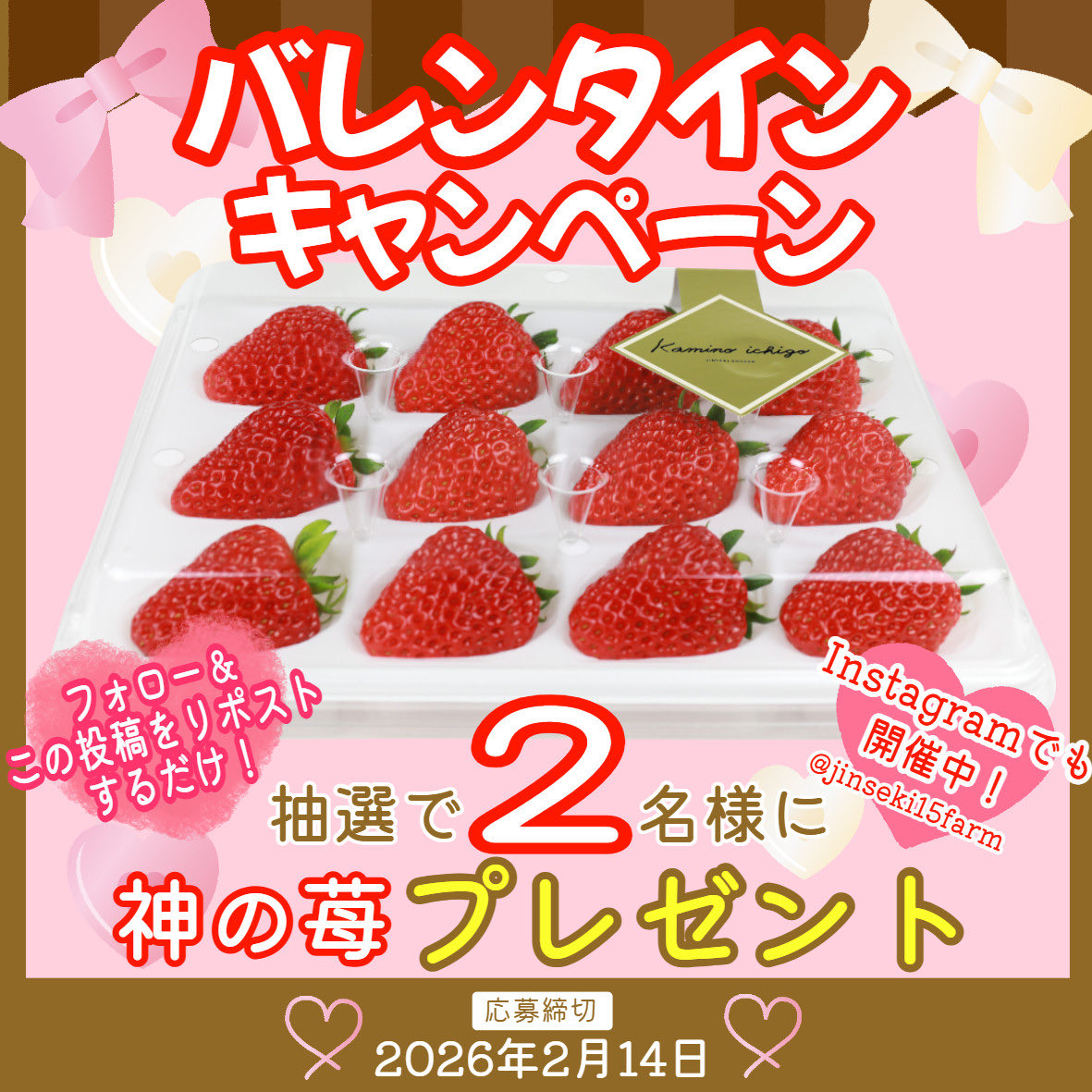 🍓 神石イチゴファーム 🍓 (@JINSEKI15FARM) / Posts / X