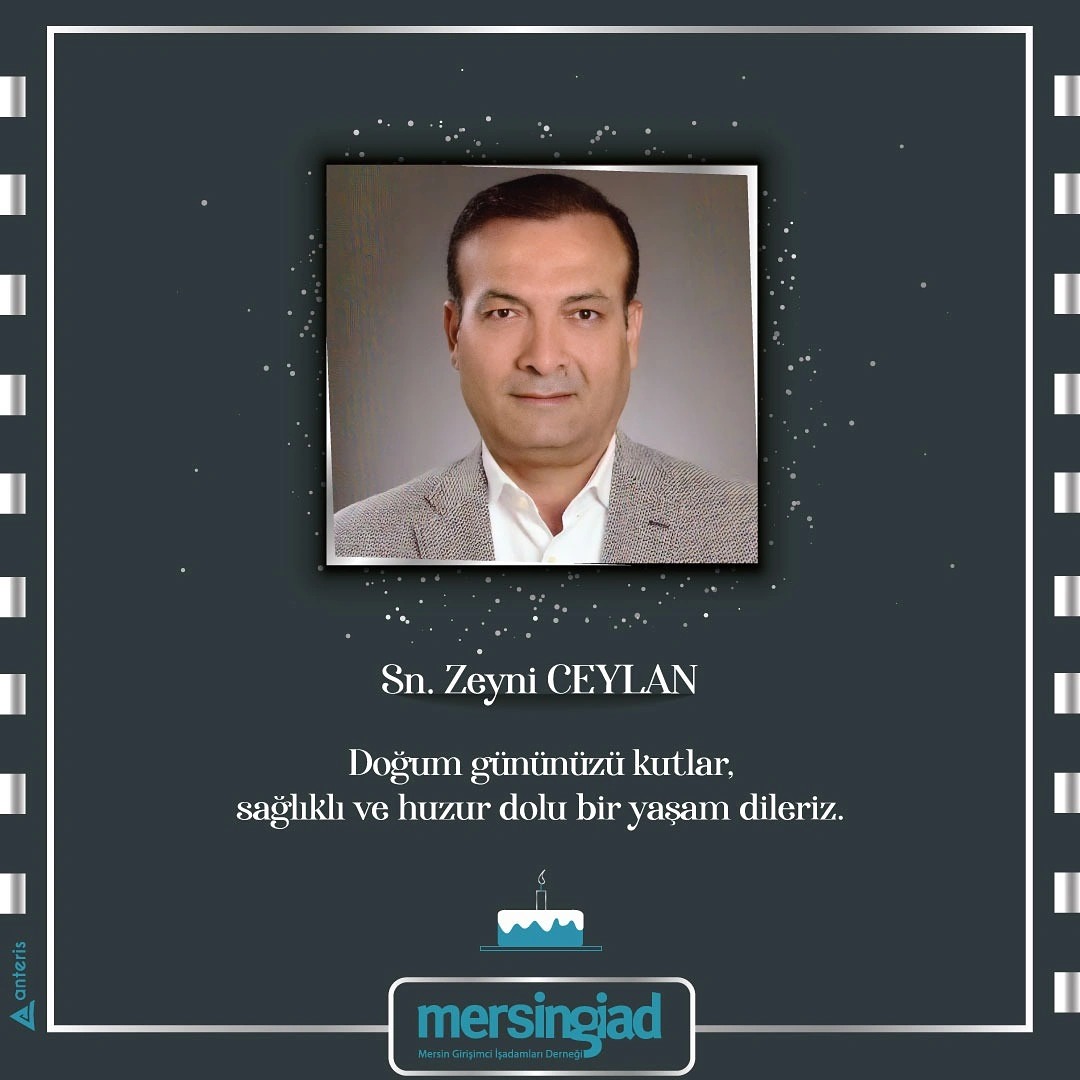 Değerli üyemiz Sn. Zeyni CEYLAN Beyefendinin doğum gününü kutlar, sağlıklı ve huzur dolu bir yaşam dileriz. 🎂

<a href="/ademyg/">Adem YÜKSELGÜNGÖR</a>
#mersingiad