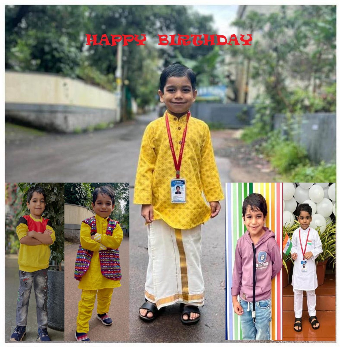 sunishchammini's tweet photo. Happy Birthday Dhanvick 
Grandson of my sister Renuka https://t.co/NMInUuYwWK