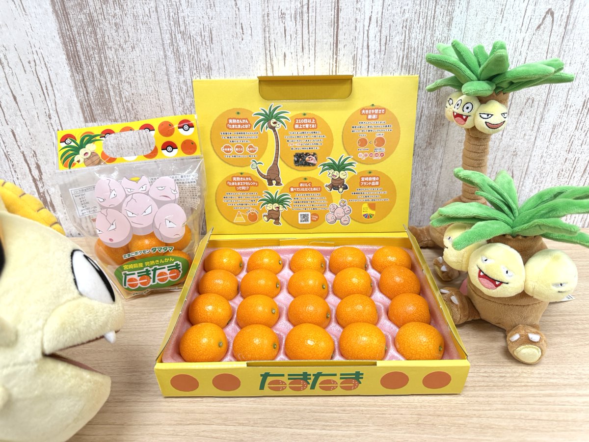 宮崎県産『完熟きんかん「たまたま」ナッシーVer.』の季節がやってき