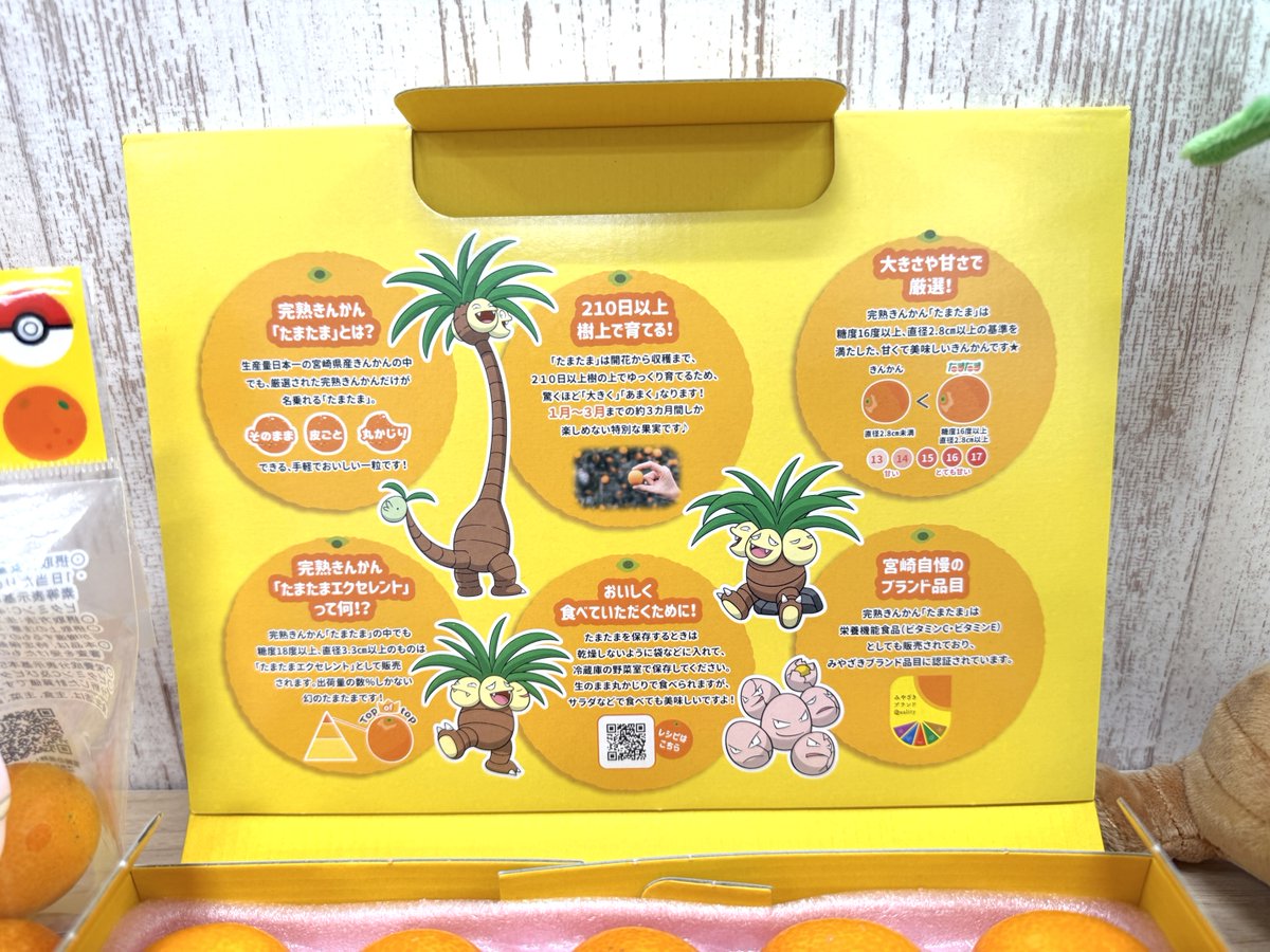 宮崎県産『完熟きんかん「たまたま」ナッシーVer.』の季節がやってき