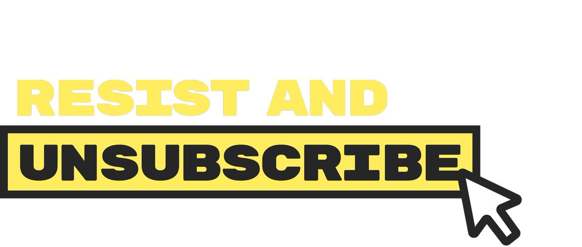 xtophercb's tweet image. #resistandunsubscribe #resistICE