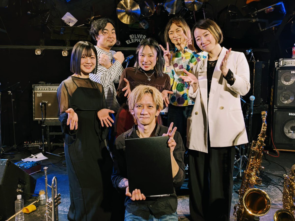anna_0x0's tweet photo. 【ISHIMARU TOMOKI QUINTET】
楽しかったです！
ありがとうございました🐘 https://t.co/PG8uXwE4HS