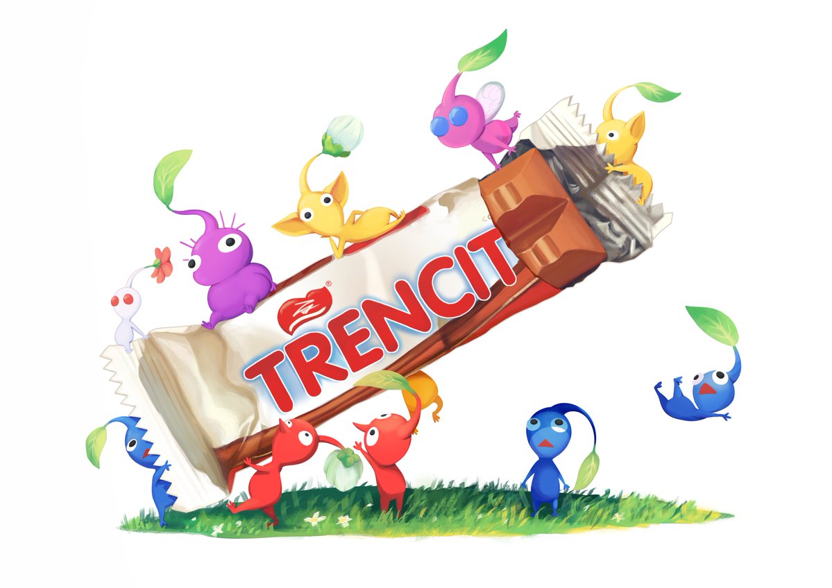 They found a delicious treasure! #Pikmin