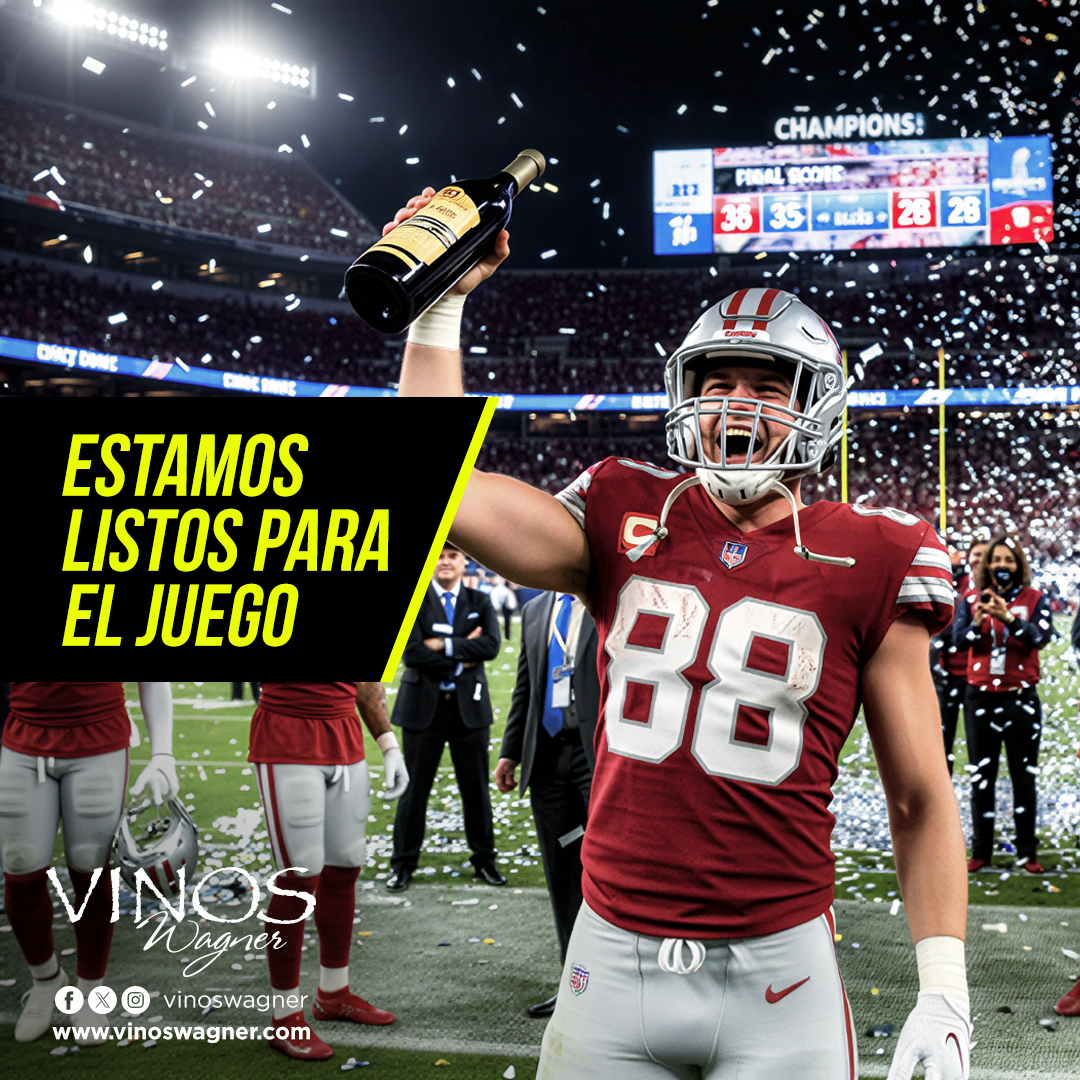 Vinos Wagner estamos listos para acompañarte a disfrutar del Super Domingo. 🏈
Acompaña el partido con una buena copa de vino y brindemos por el campeón.

#VinosDeCalifornia #Vinotinto #winetime #winelovers #wine #vinospremium #sommelier #sommelierlife #californiawine #vino #napa