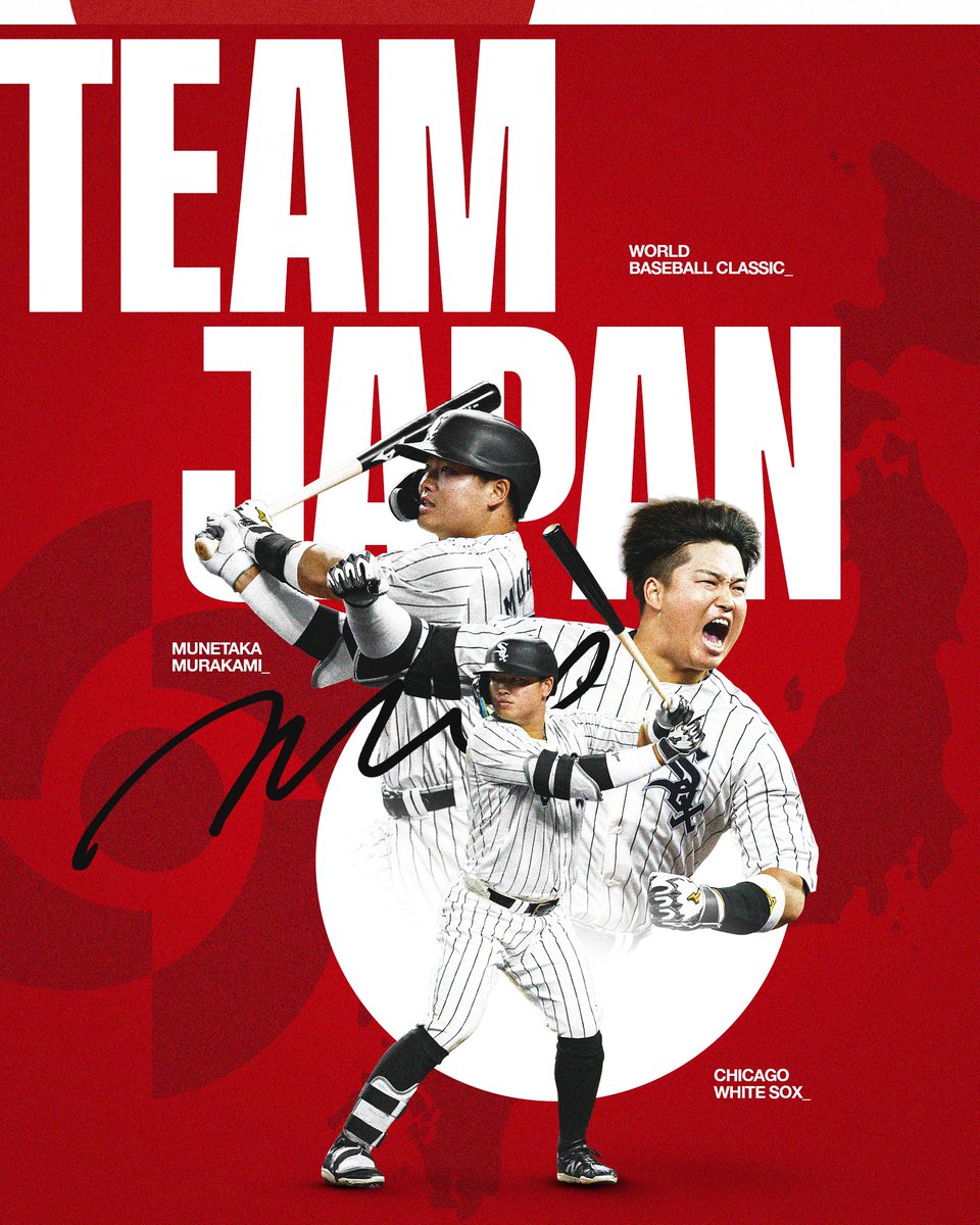 whitesox's tweet image. Representing at the World Baseball Classic 🇯🇵