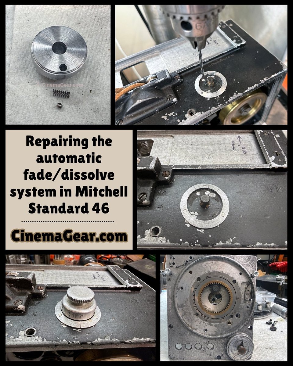 cineeng's tweet photo. Repairing the automatic fade/dissolve system for Mitchell Standard 46 https://t.co/wkHY5FhWMh #CinemaGear #MitchellStandard #cameras https://t.co/XSXe6yNxwu