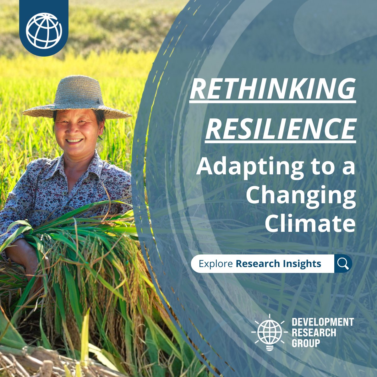 WBG_ClimateEnv's tweet photo. How can households, firms & gov’ts prepare better for climate shocks & recover faster? 🍃
#ResearchInsights shares new strategies from the report Rethinking Resilience, plus lessons on regenerative agriculture and the role of data in climate policy.
https://t.co/3Shbp94OX1 https://t.co/nw6ZXEKKnb