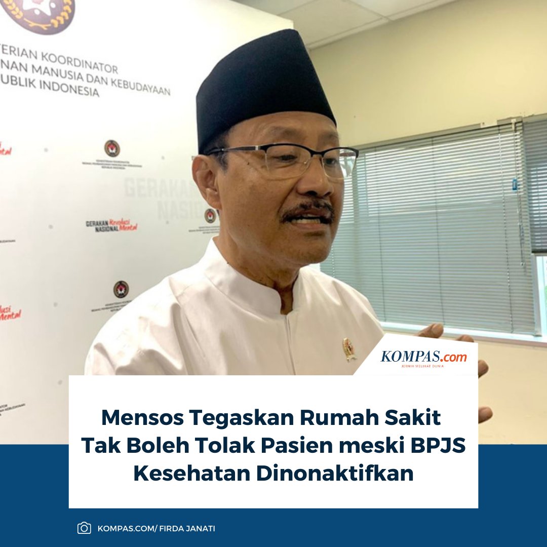 ferizandra's tweet image. Jadi kisruh ini berawal dari penonaktifan sebagian peserta Program Jaminan Kesehatan Nasional (JKN) dari segmen Penerima Bantuan Iuran Jaminan Kesehatan (PBI JK) yg dilakukan berdasarkan Surat Keputusan (SK) Menteri Sosial Nomor 3/HUK/2026....

Kepala Humas BPJS Kesehatan, Rizzky…