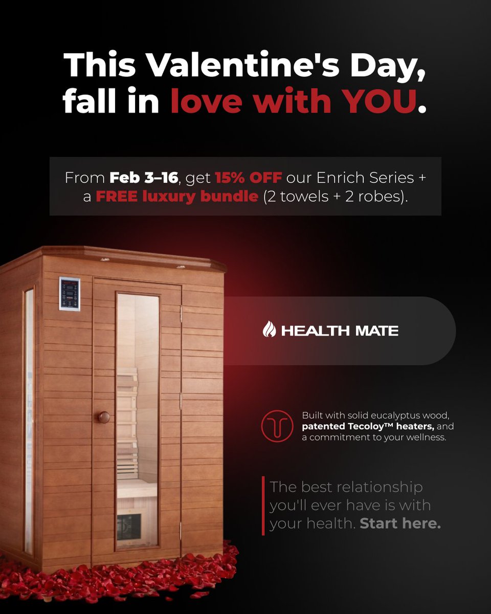 Health Mate Sauna tweet media