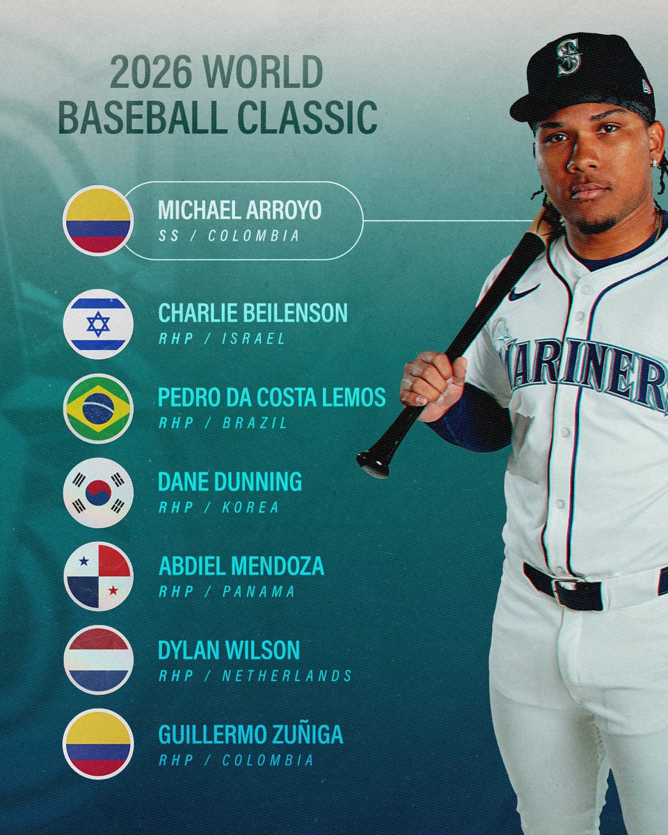 MsPlayerDev's tweet photo. Ready to show out in the @wbcbaseball Classic!

🇨🇴🇮🇱🇧🇷🇰🇷🇵🇦🇳🇱🇨🇴 https://t.co/uuJ4Le8Xok