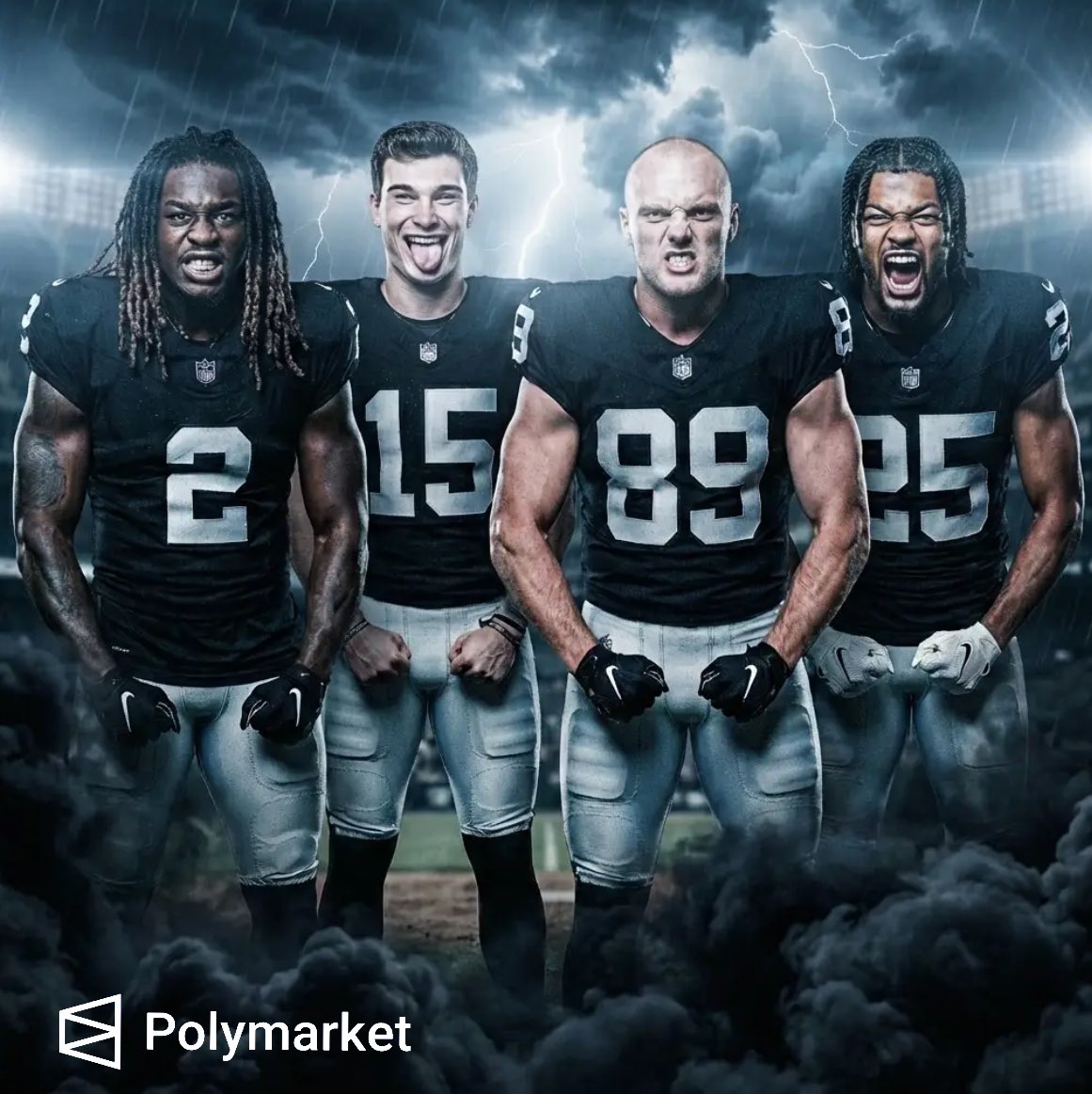 Polymarket Football tweet media