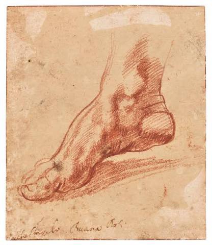 This drawing just sold for $27,200,000.

Auctioned today at Christie’s New York, it’s a rare preparatory study by Michelangelo for the Sistine Chapel.

Work of A+ provenance, possibly starting with Daniele da Volterra, Michelangelo's friend and assistant.