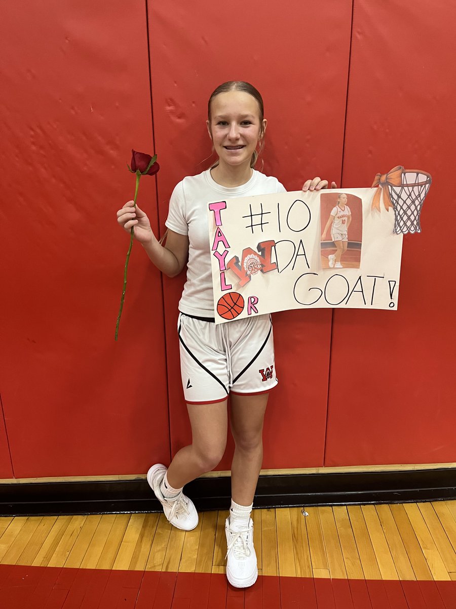 TaylorBeeching's tweet photo. My basketball journey came to an end tonight ๐ญ I want to thank all my coaches for investing in me over the years. To my 8th grade girls, itโs all โค๏ธ #WayneTrain ๐ #DaGOAT https://t.co/VcDXcxoe45
