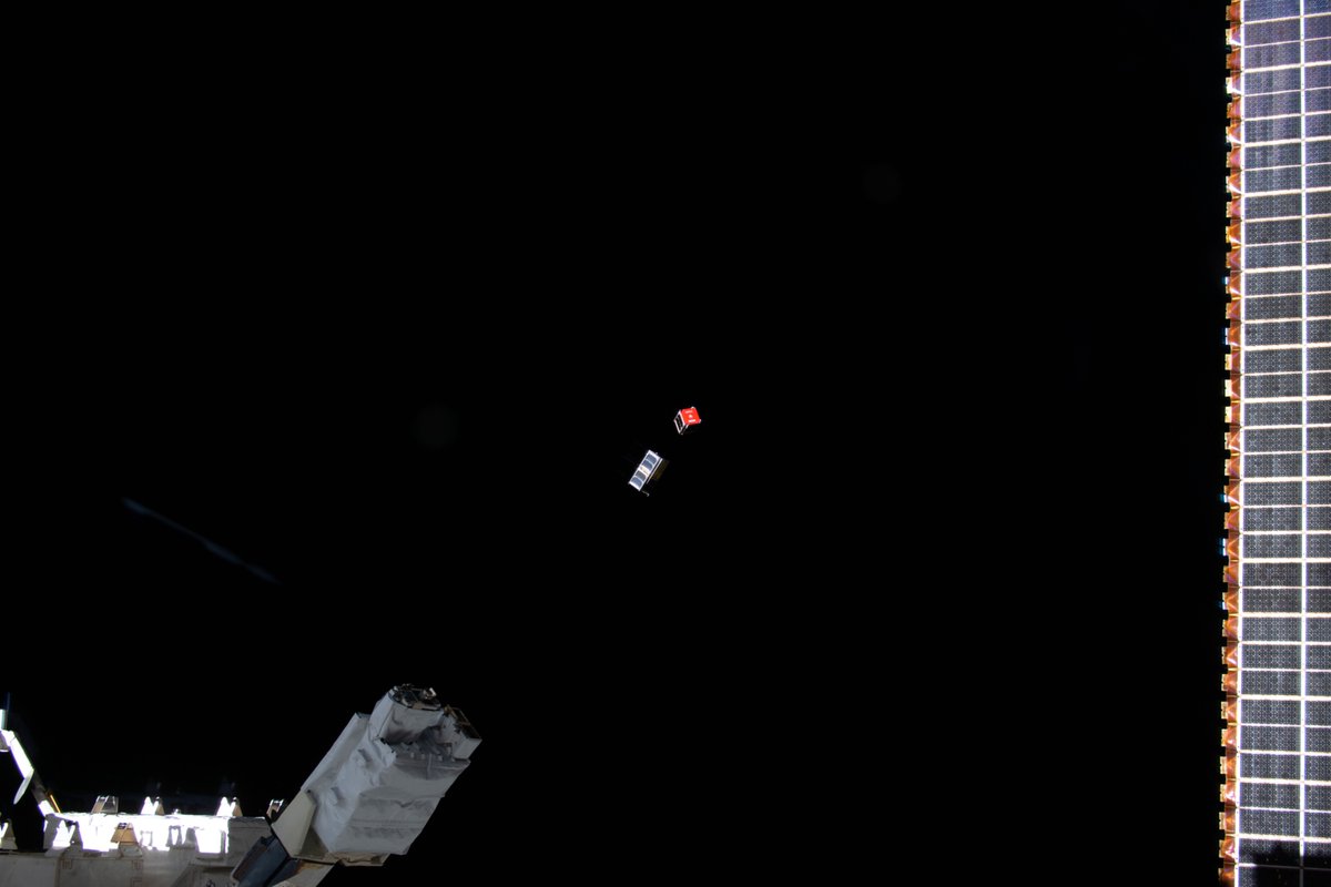 NASA has released images from the CubeSat deployments on February 3 from the space station. They captured every CubeSat launch but not Thailand’s KnackSat-2. Come on.