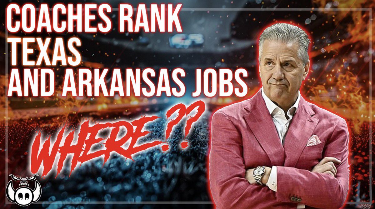 TuskTalkTy's tweet image. Arkansas Job Ranked Amongst The Highest By SEC Coaches But Texas Ranked Where!?? 
youtu.be/NybDO8qMkus?si…
