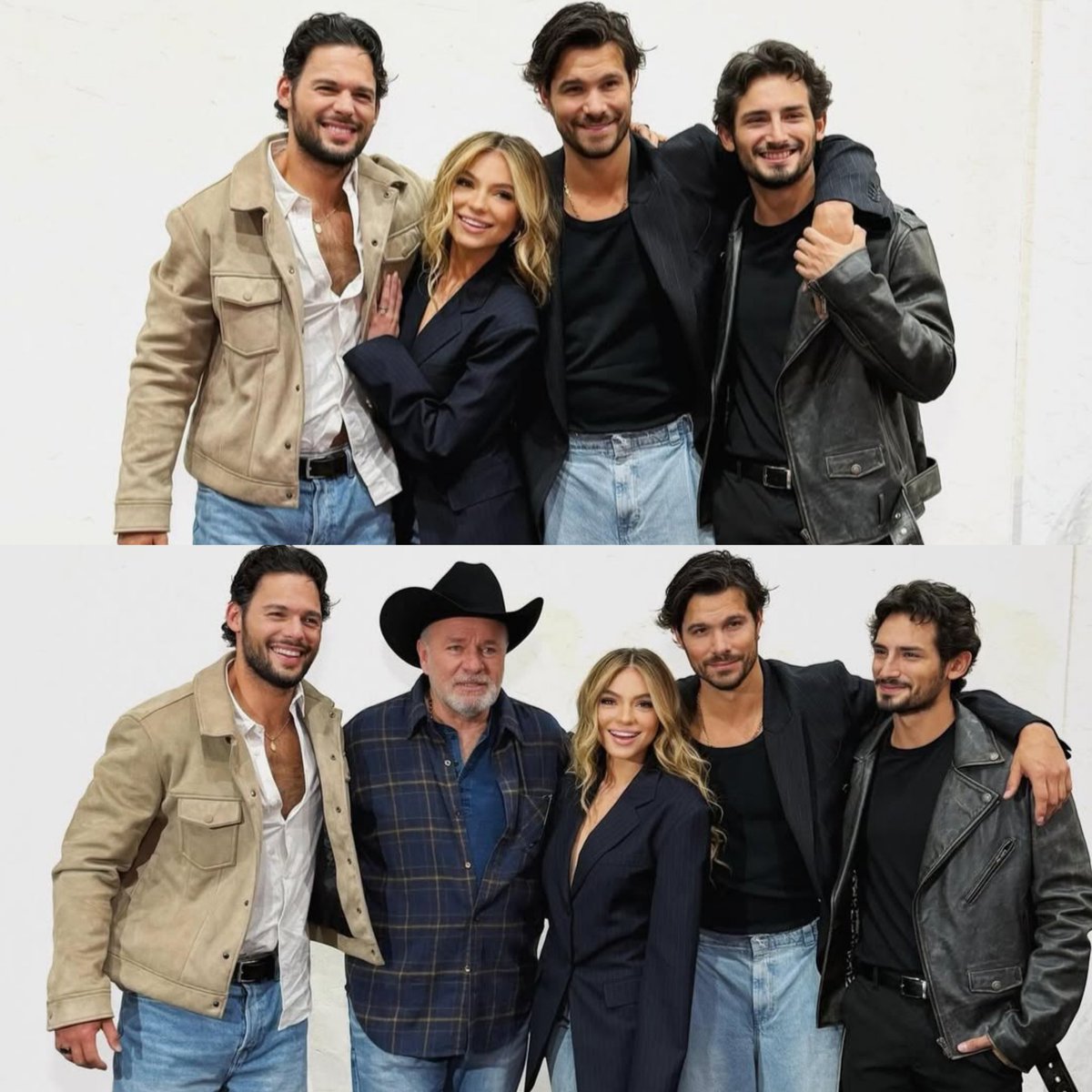 🚨 | ENCONTRO!

Confira imagens do encontro entre o produtor José Alberto Castro e os protagonistas do seu próximo projeto, #HermanosCoraje.

Emmanuel Palomares, Sofía Castro, Brandon Peniche e Emilio Osório fazem parte do núcleo central da trama, que estreia em 2026.