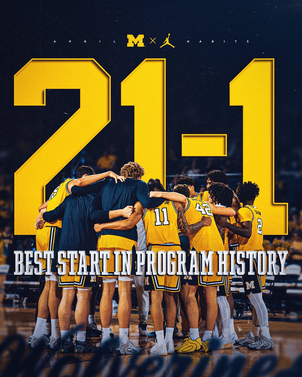umichbball's tweet image. Historic.