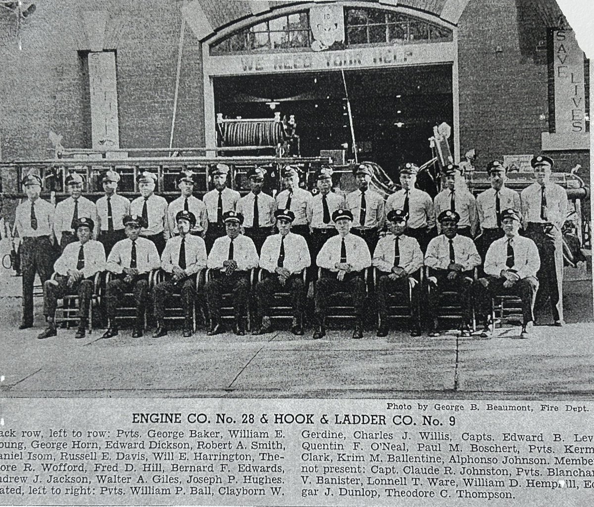 STLFireDept's tweet image. The 🔎 #CuratorsCorner honors a defining moment in the history of the @STLFireDept and recognizes the pioneers who helped move the department forward.

On May 16, 1921, the St. Louis Fire Department hired its first African American #firefighters, marking a historic step toward
