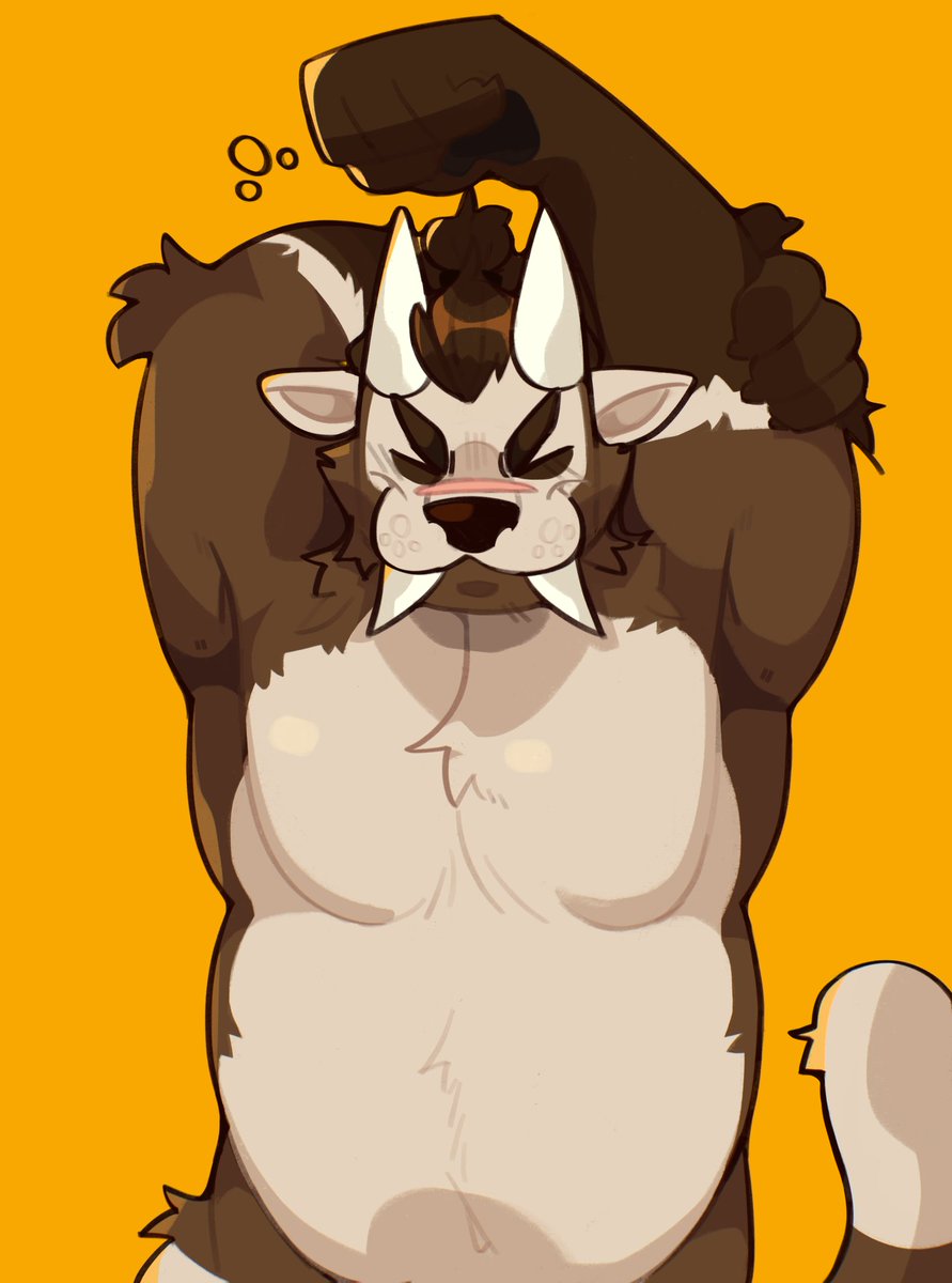 look at my fat chud fursona i fucking hate him