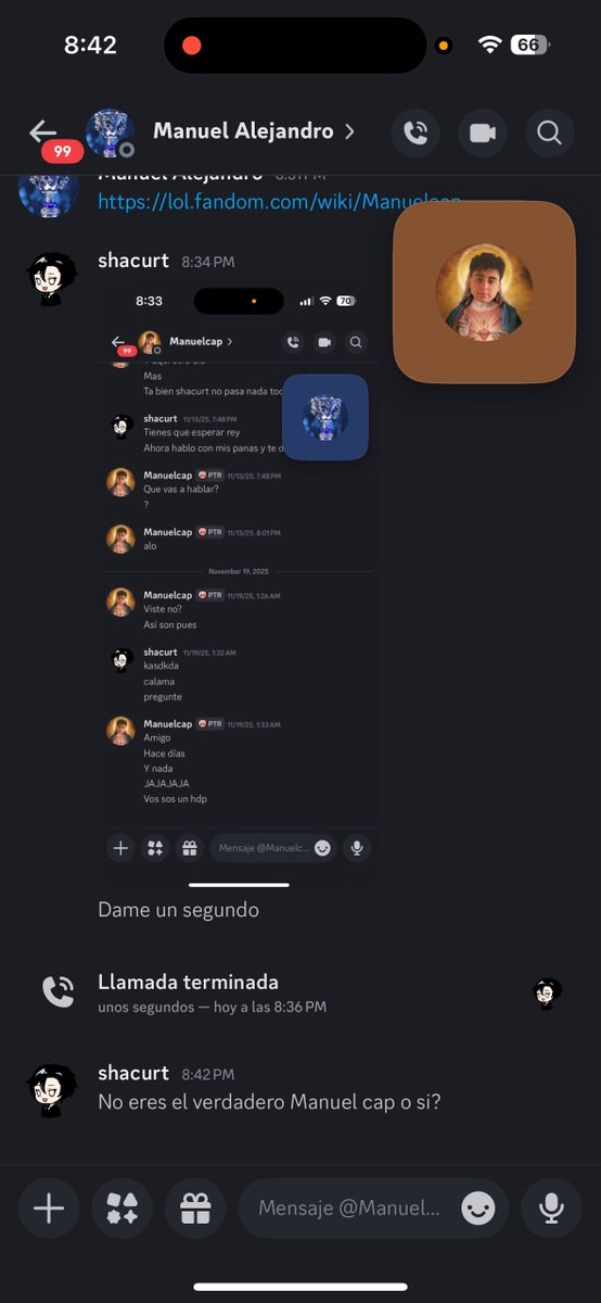 Bueno gente se están haciendo pasar por mi un perfil de discord creado hace 2 dias, por las dudas a los equipos que este chabón le ha hablado no soy yo 
Se agradece el rt para difundir el robo de identidad❤️