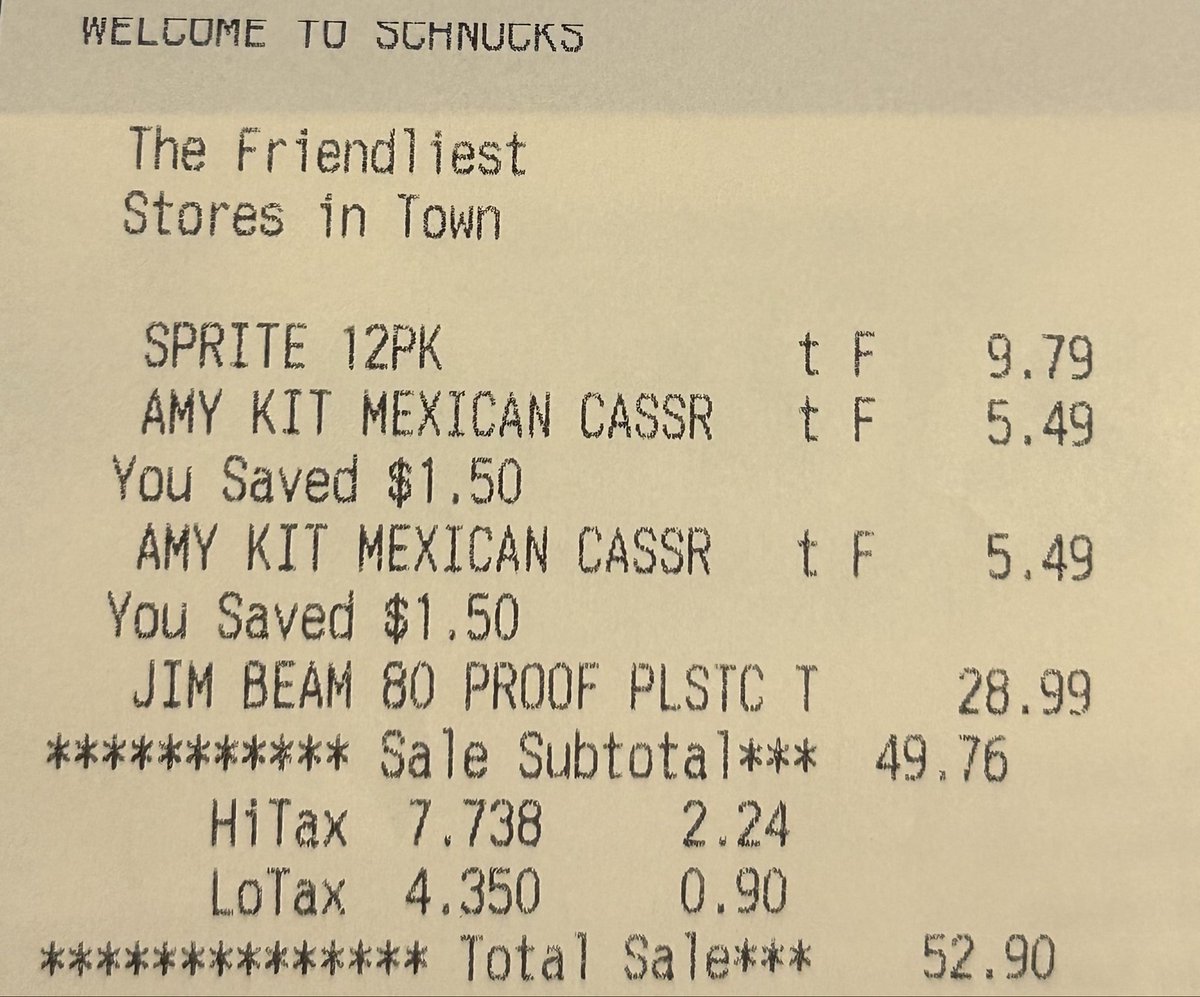 mllewe_02's tweet photo. Prices have gotten way to high! $50 in groceries just for me to eat dinner tonight! https://t.co/dF70pkZfmX