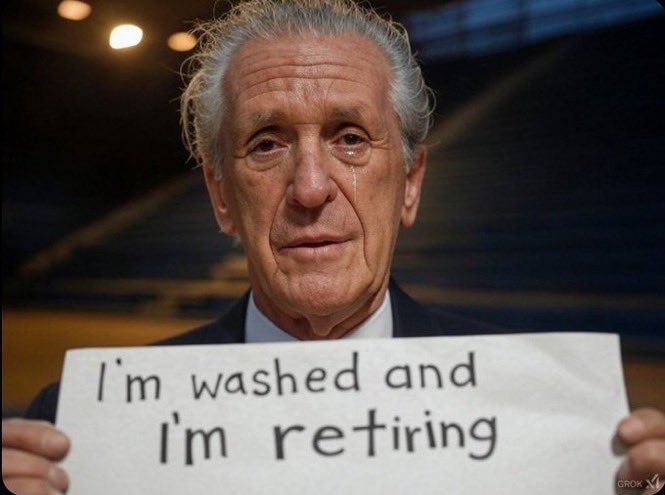 PromeWithDaHeat's tweet photo. #FirePatRiley https://t.co/kM5kep7Va6