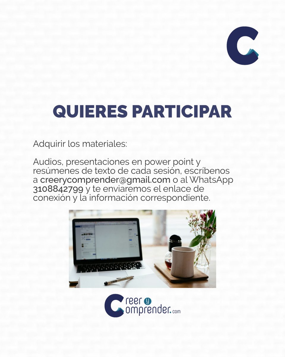 CreerComprender's tweet photo. Documenta tu fe y capacítate para exponerla y defenderla con solvencia, afianzando tus creencias para convertirlas en convicciones firmes, racional y bíblicamente sustentadas.
#CreeryComprender #Apologetica https://t.co/ciRiSSehDf