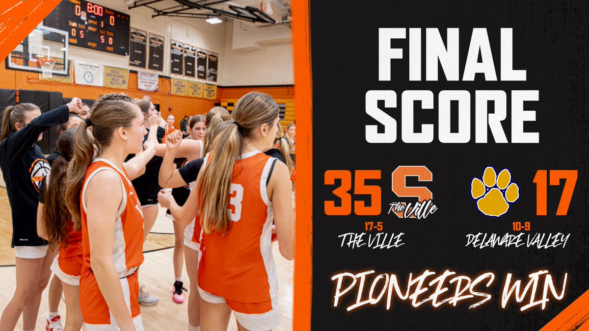 VilleWBBall's tweet photo. PIONEERS WIN! https://t.co/bagbGxgyqY