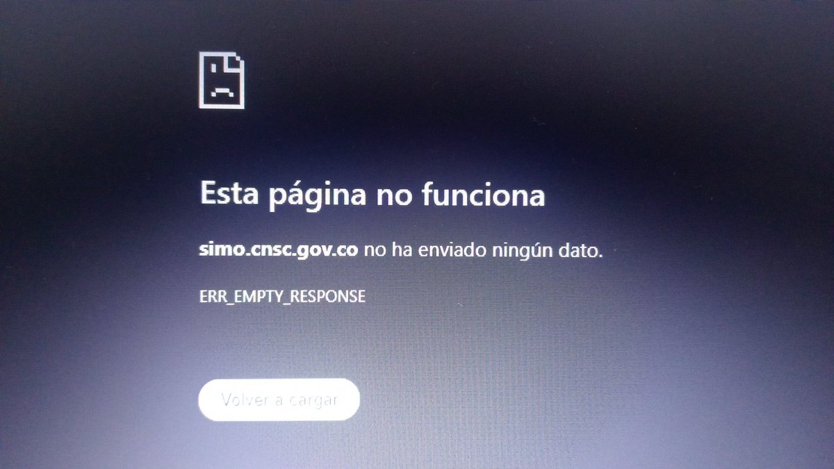 chavespaz's tweet photo. @DIANColombia @CNSCColombia 05/02/25, 8:51 PM
Sitio web de Simo
Usabilidad: 0
Accesibilidad: 0
DCU: 0
Funcionalidad: 0
🤦🏾‍♂️... https://t.co/9foHcptIm8