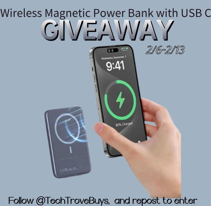 🔋GIVEAWAY🔋
Three lucky #winners will receive Wireless #Power Banks！
To enter:
1.RT
2.Follow <a href="/TechTroveBuys/">TechTroveBuys</a>
#USA only
#Giveaway #GiveawayAlert #WINNER #Repost #follo #gadget #testers #Share #Technology #Products #HiddenGems #Chargers #charge #TechNews
