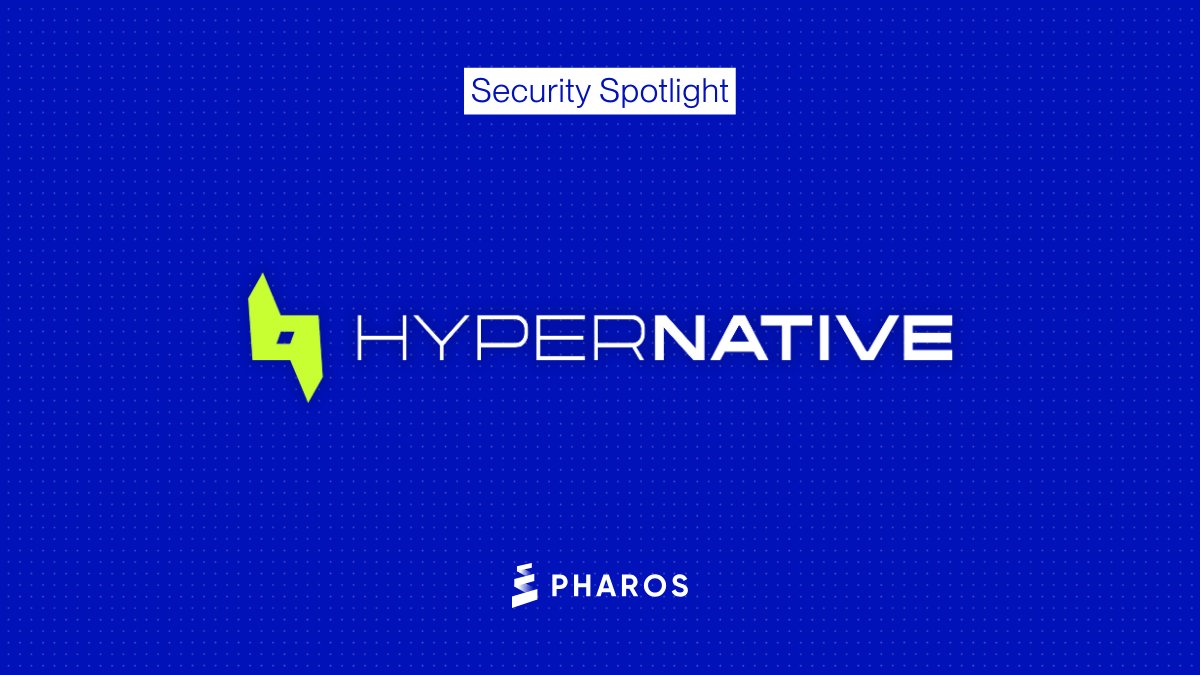 pharos_network's tweet photo. 👁️‍🗨️ Real-time protection powered by @HypernativeLabs

Hypernative delivers 24/7 on-chain monitoring and threat detection for the Pharos network. Their AI-powered security platform analyzes transactions in real-time, enabling rapid incident response and proactive threat prevention.