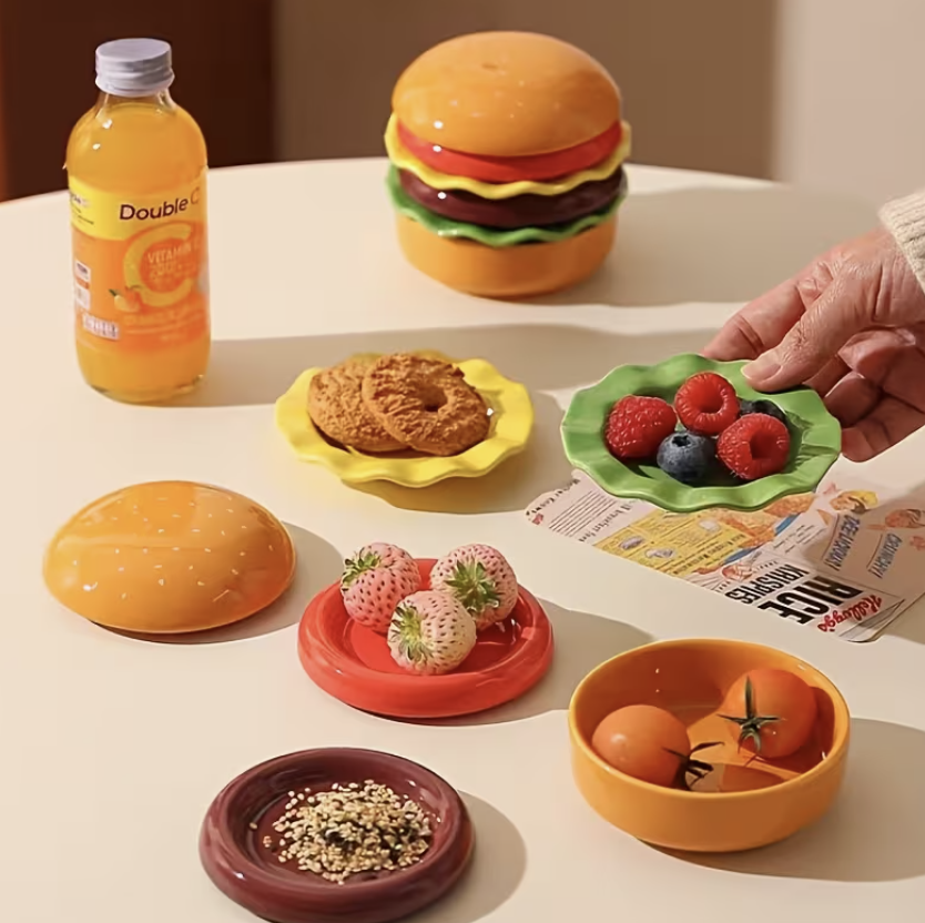 Miniplatitos de hamburguesa, 100 pesos
