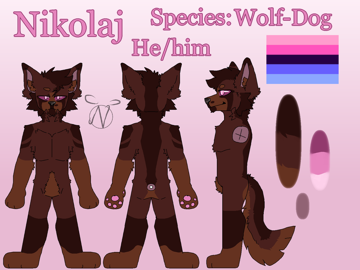 The_MaskedDruid's tweet photo. Reworked my second main fursona (working on a new first main lul)
I changed some stuff but not much and I was too lazy to draw the paws in a good looking way XD https://t.co/V90ytWCUQp