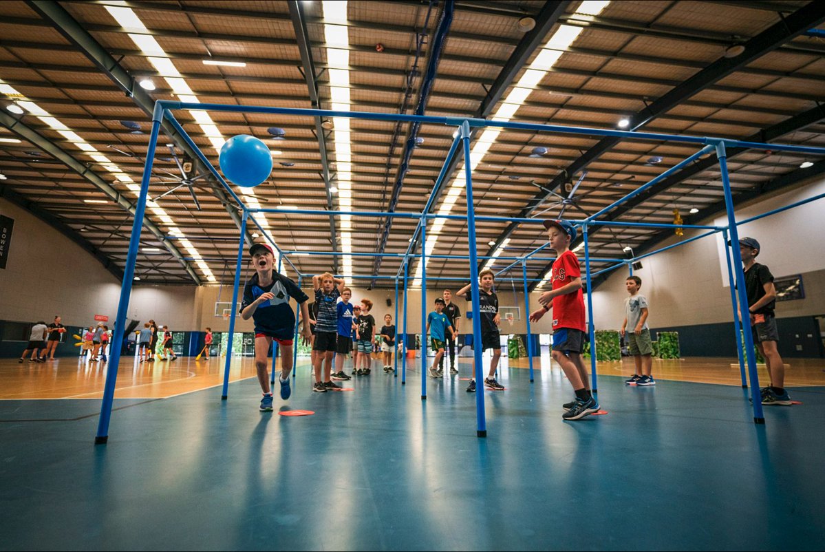 9squareintheair's tweet image. 9 Square in the Air is perfect for any school! #9squareintheair #9square #ninesquare #physed #groupgames