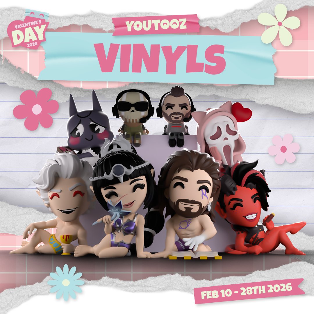 youtooz's tweet image. made with love 🫶 for me and you 

the youtooz valentine's collection drops feb 10th at 3pm est 💕