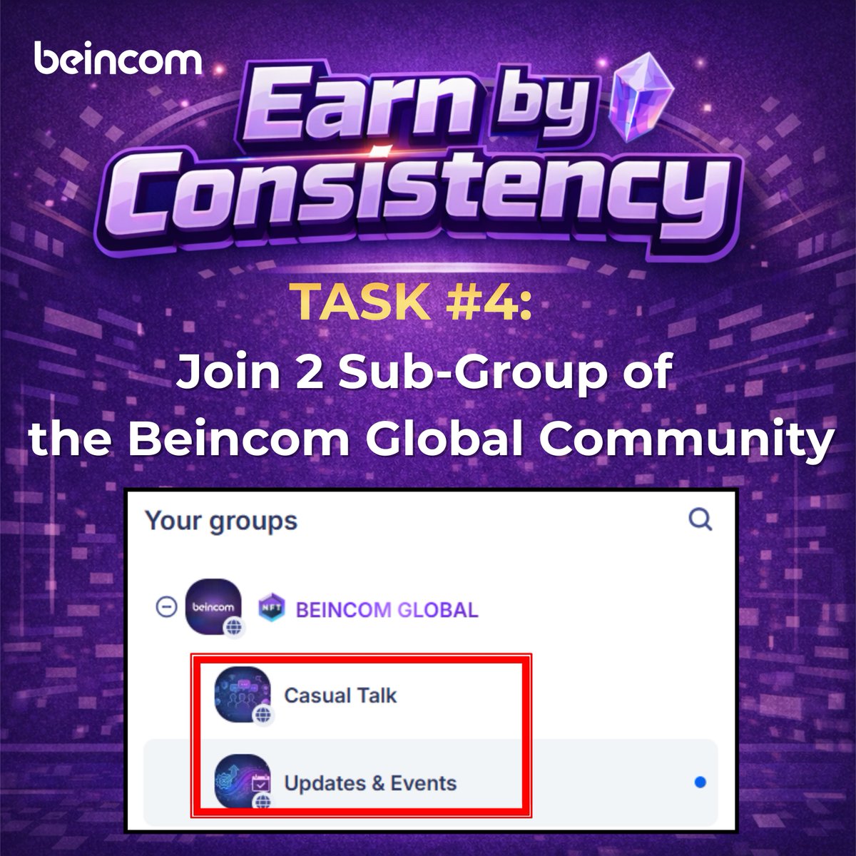 Beincom Official tweet media