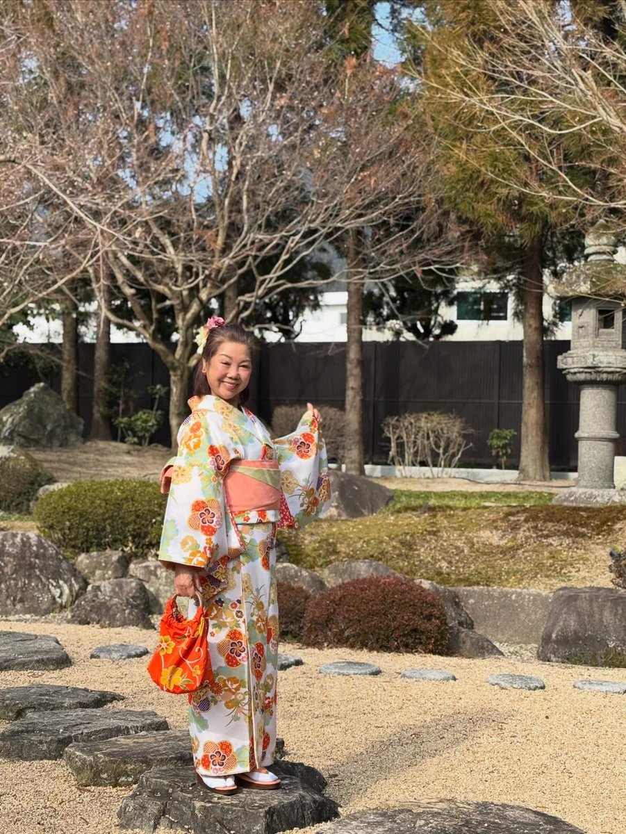 マカオからのお客さま🇲🇴
⁡
日本に5日間の親子旅だそうです！
天気がよく、お庭でたくさん写真撮影📸