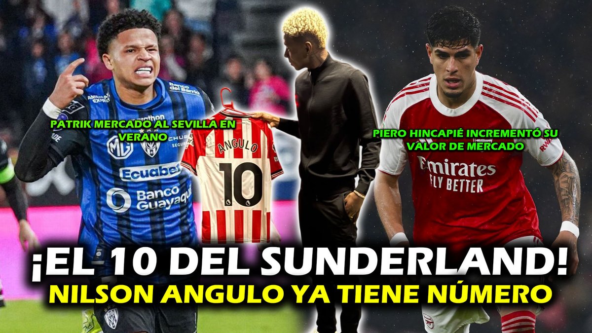 ¡NILSON ANGULO SERÁ EL 10 DEL SUNDERLAND!

MIRA EL NUEVO VIDEO AQUÍ: youtube.com/watch?v=RD0wUV…