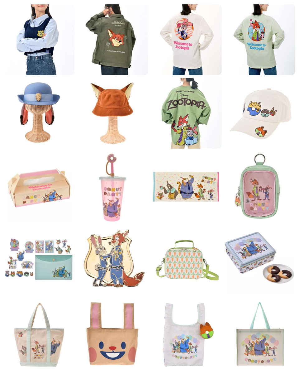 ━━━━━━━━━━━━
#ディズニーストア
「ズートピア 10th」
✎𓂃2月9日　メンバー先行
✎𓂃2月10日　先行
✎𓂃2月13日　一般

ズートピア公開10周年を記念したアイテムが登場⊹˚.
ドーナツパーティーでみんでお祝いしているよ🍩🎉

store.disney.co.jp/special/zootop…
#Disney